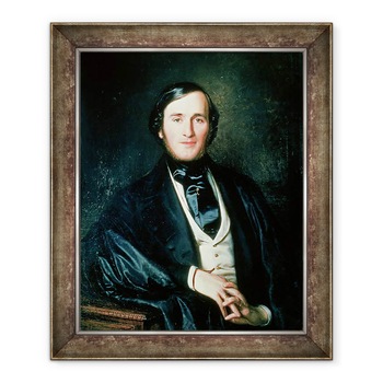 Tablou inramat - Ernst August Becker - Richard Wagner 1813-83, 50 x 60 cm Tablou inramat - Ernst August Becker - Richard Wagner 1813-83, 50 x 60 cm