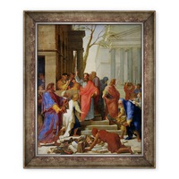 tablou inramat - eustache le sueur - predica sfantului pavel din efes 90 x 110 cm imagen 24_0_
0