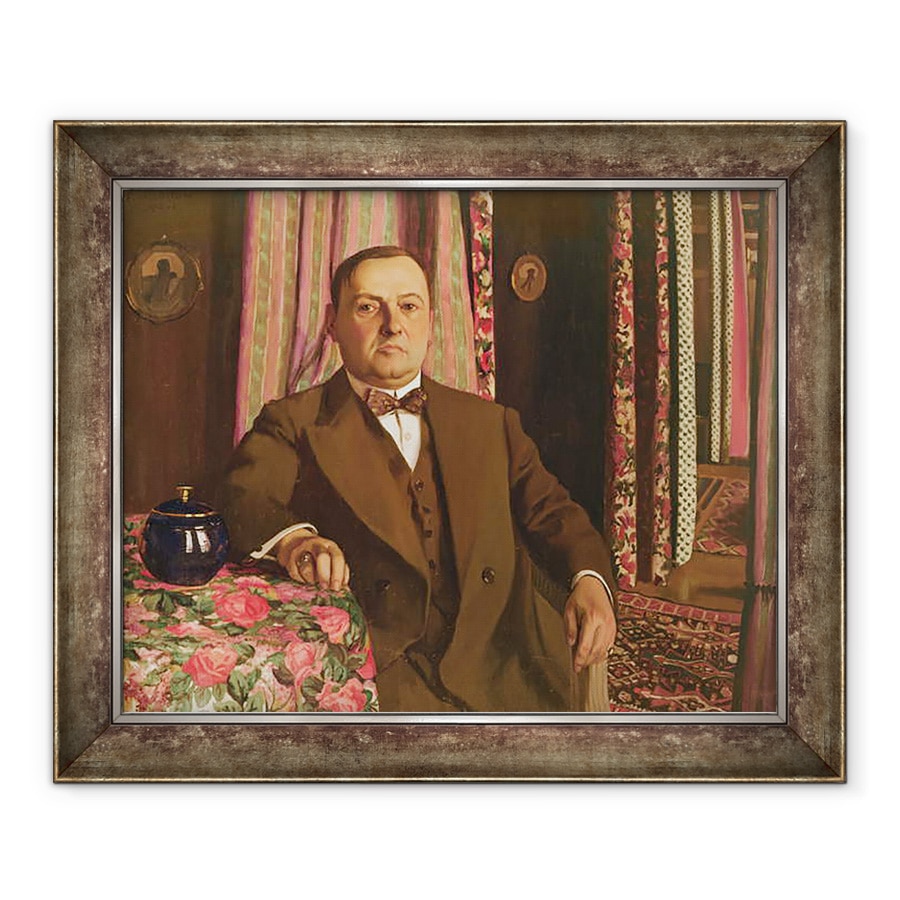 Tablou inramat - Felix Edouard Vallotton - Portret De Georg E. Haasen, 50 x 60 cm