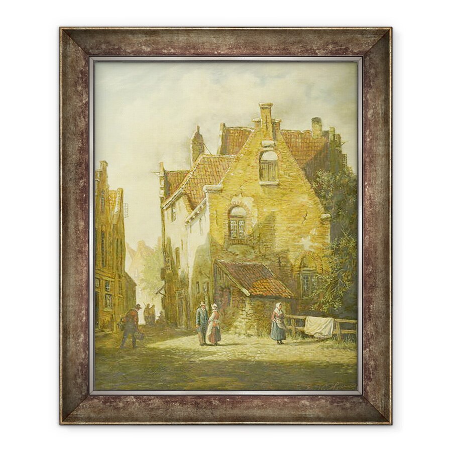 Tablou inramat - Ewald Honnef - Scene Street, 50 x 60 cm