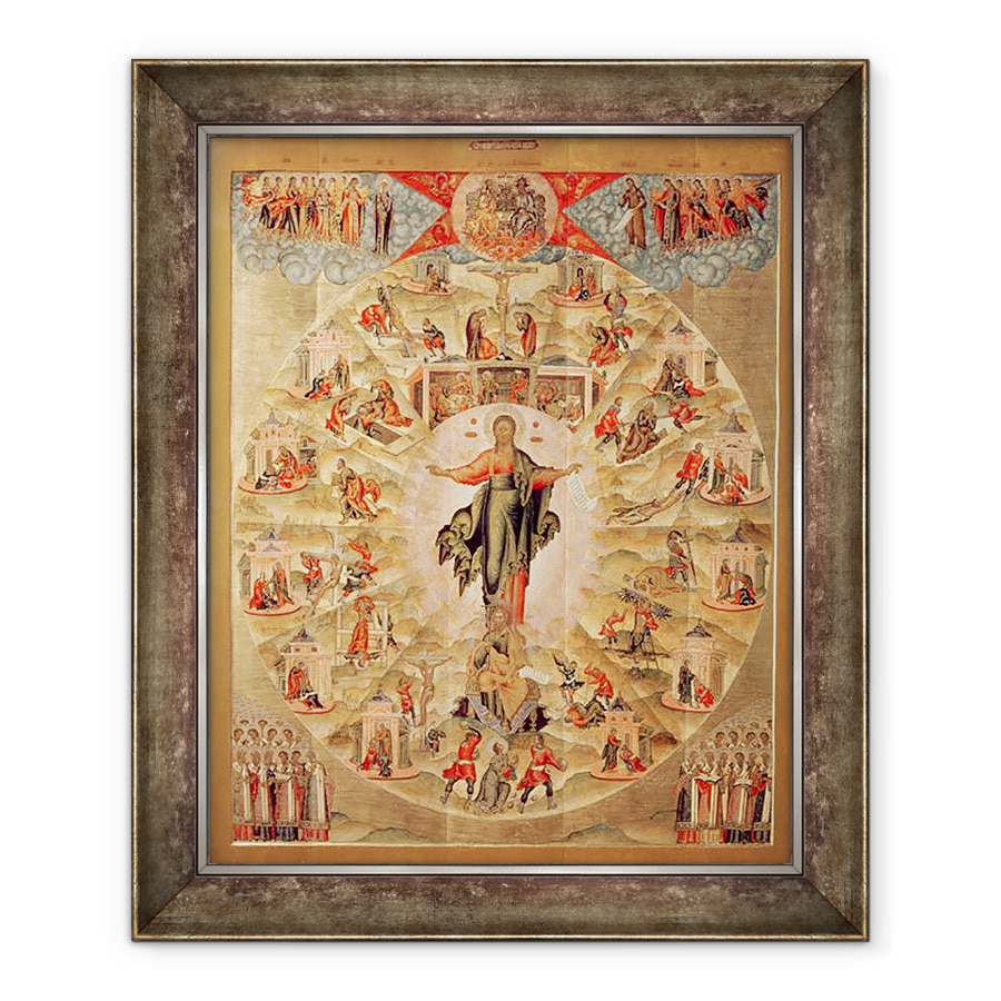 Tablou inramat - Fjodor Subov - Predicarea apostolului, 70 x 85 cm
