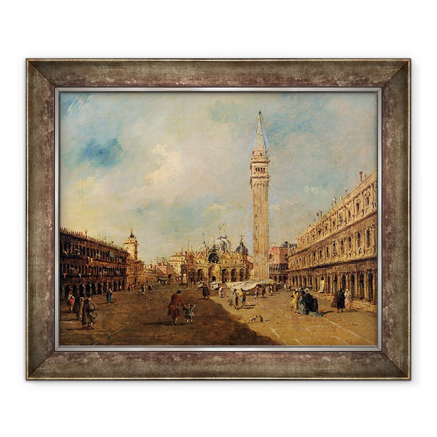 Tablou inramat - Francesco Guardi - Piazza San Marco, 50 x 60 cm