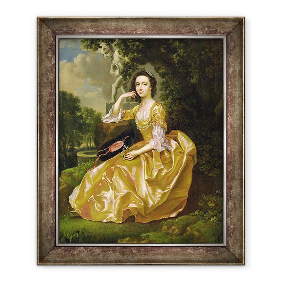 Tablou inramat - Francis Hayman - Doamna Mary Chauncey, 70 x 85 cm