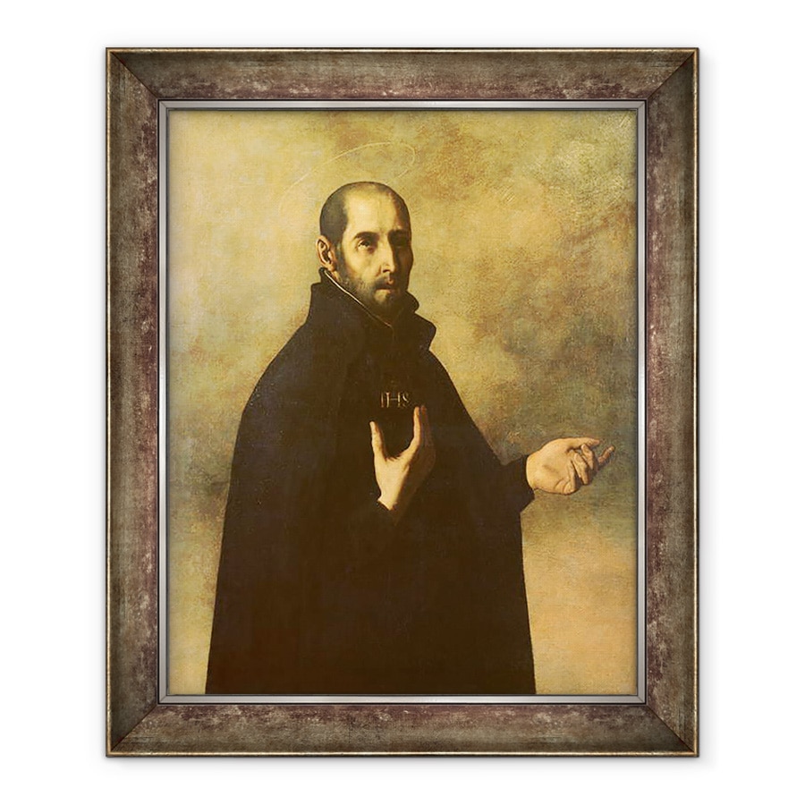 Tablou inramat - Francisco de Zurbaran - St.Ignatius Loyola, 70 x 85 cm