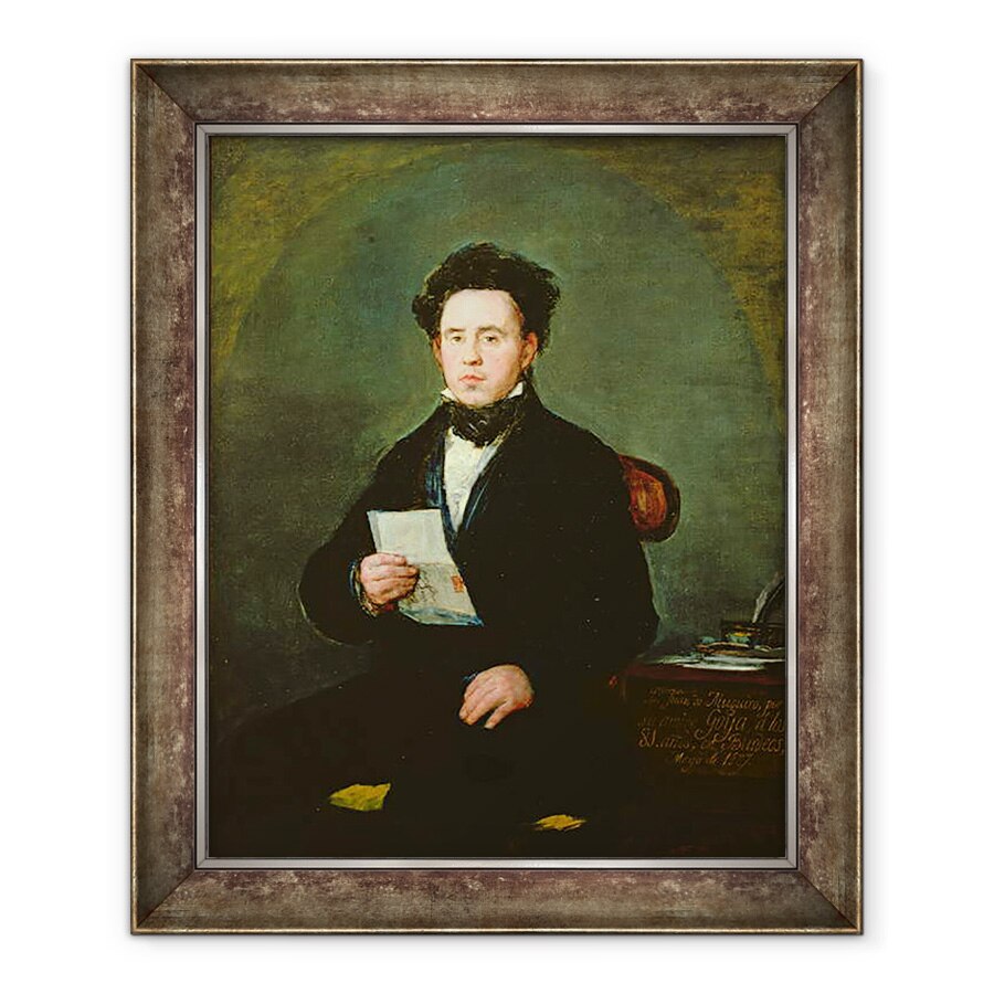 Tablou inramat - Francisco Jose de Goya y Lucientes - Juan Bautista de Muguiro 1786-1856 1827, 70 x 85 cm