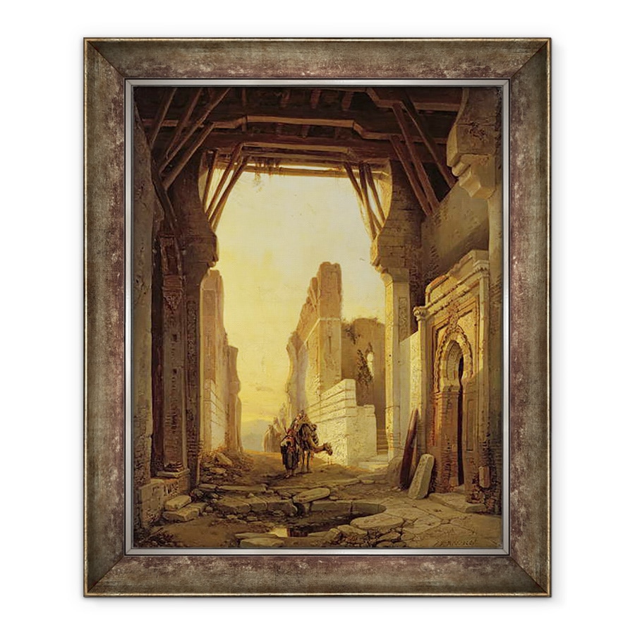 Tablou inramat - Francois Antoine Bossuet - Portile lui El Geber in Maroc, 50 x 60 cm