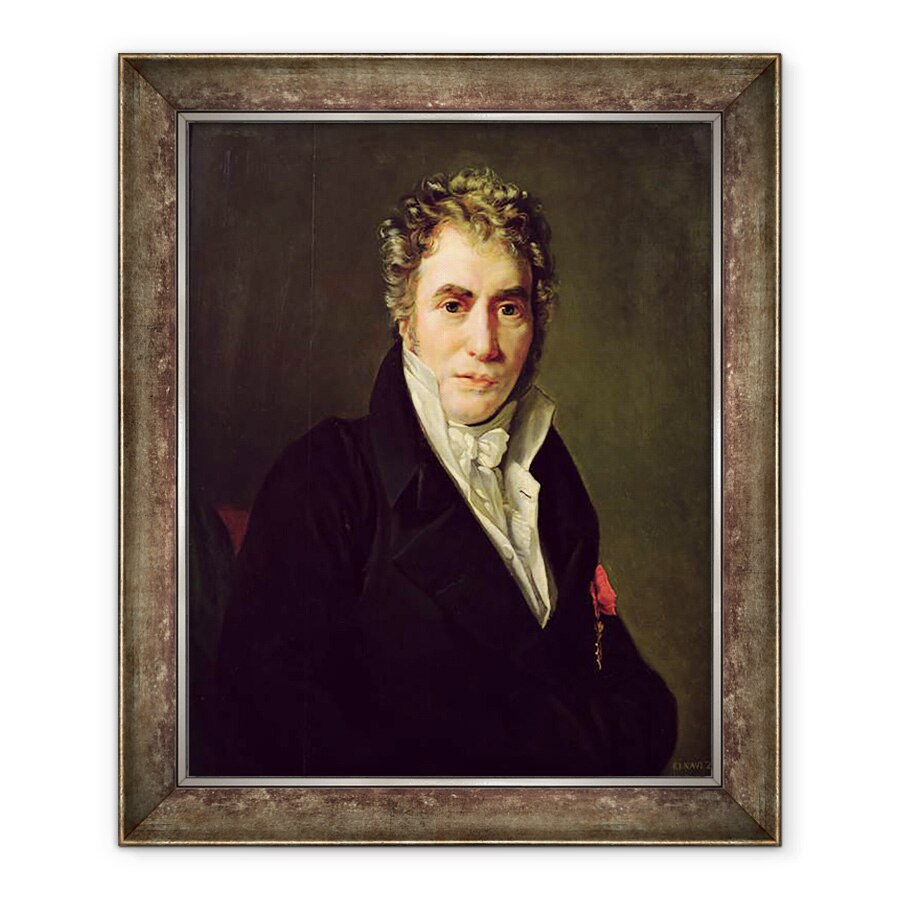 Tablou inramat - Francois Joseph Navez - Jacques Louis David 1748-1825 1817, 70 x 85 cm