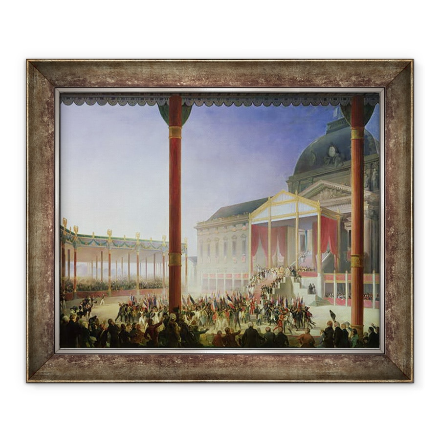 Tablou inramat - Francois Joseph Heim - Adunarea Champ de Mai, 70 x 85 cm