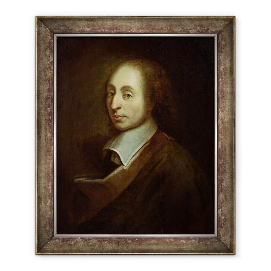 Tablou inramat - Francois Quesnel the Younger - Blaise Pascal 1623-62 c.1691, 70 x 85 cm