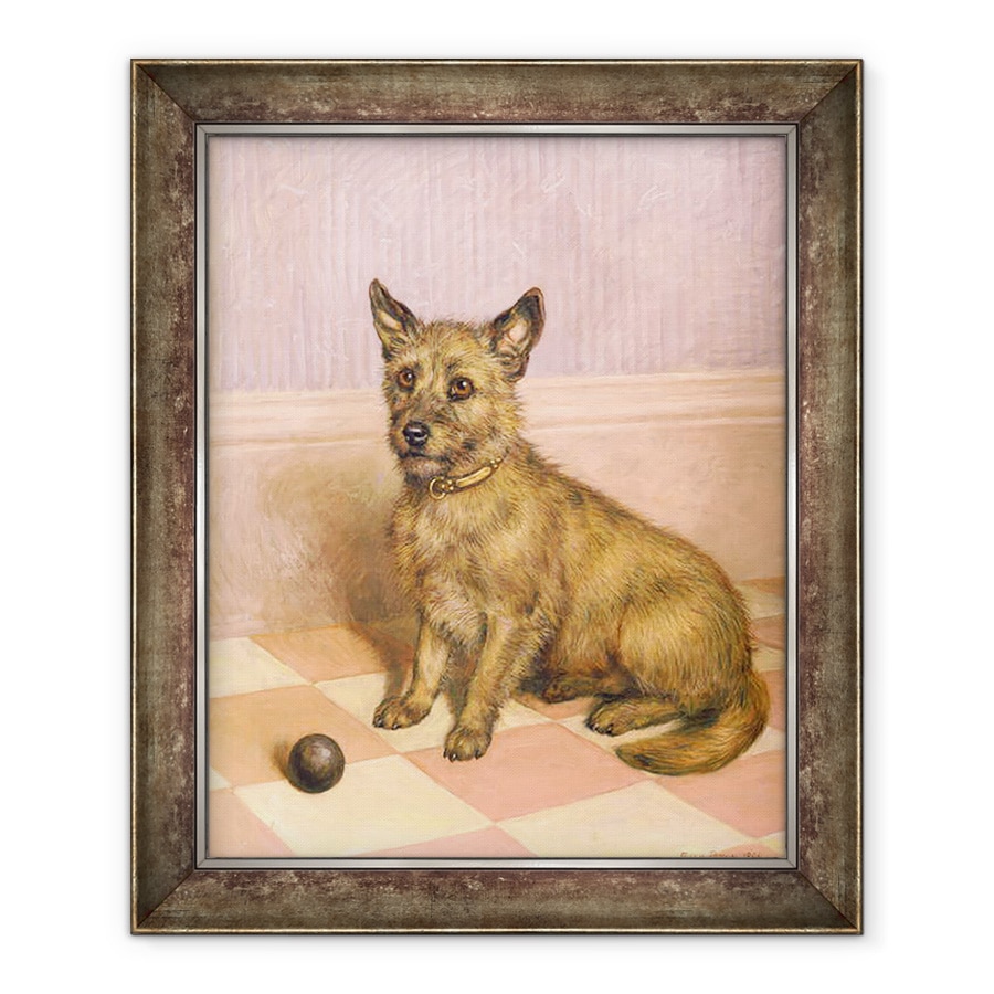 Tablou inramat - Frank Paton - Asteapta sa se joace, 70 x 85 cm