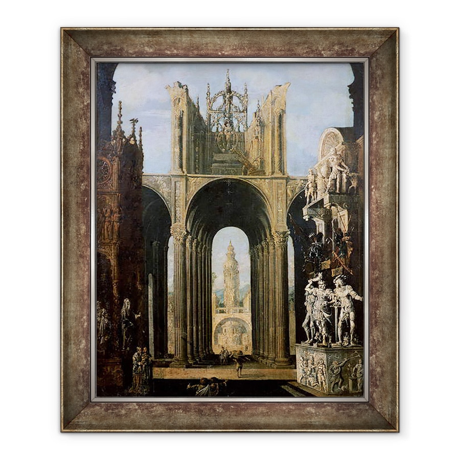 Tablou inramat - Francois de Nome - Arhitectura, 70 x 85 cm