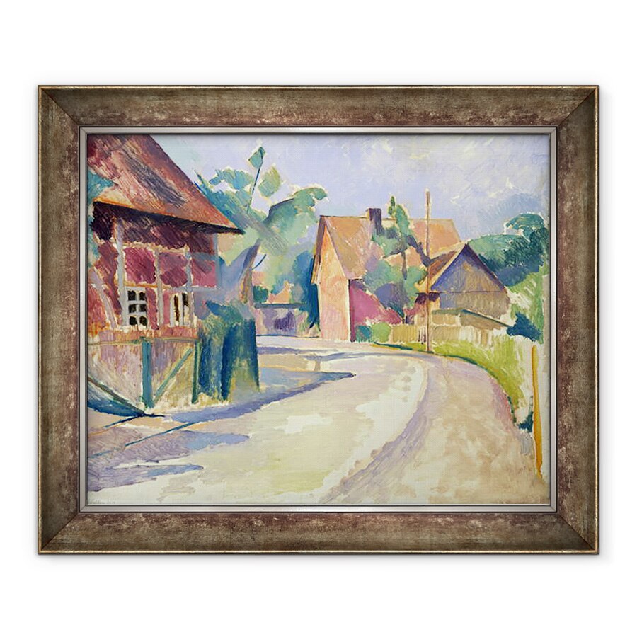 Tablou inramat - Franz Nolken - Strada A Village, 90 x 110 cm