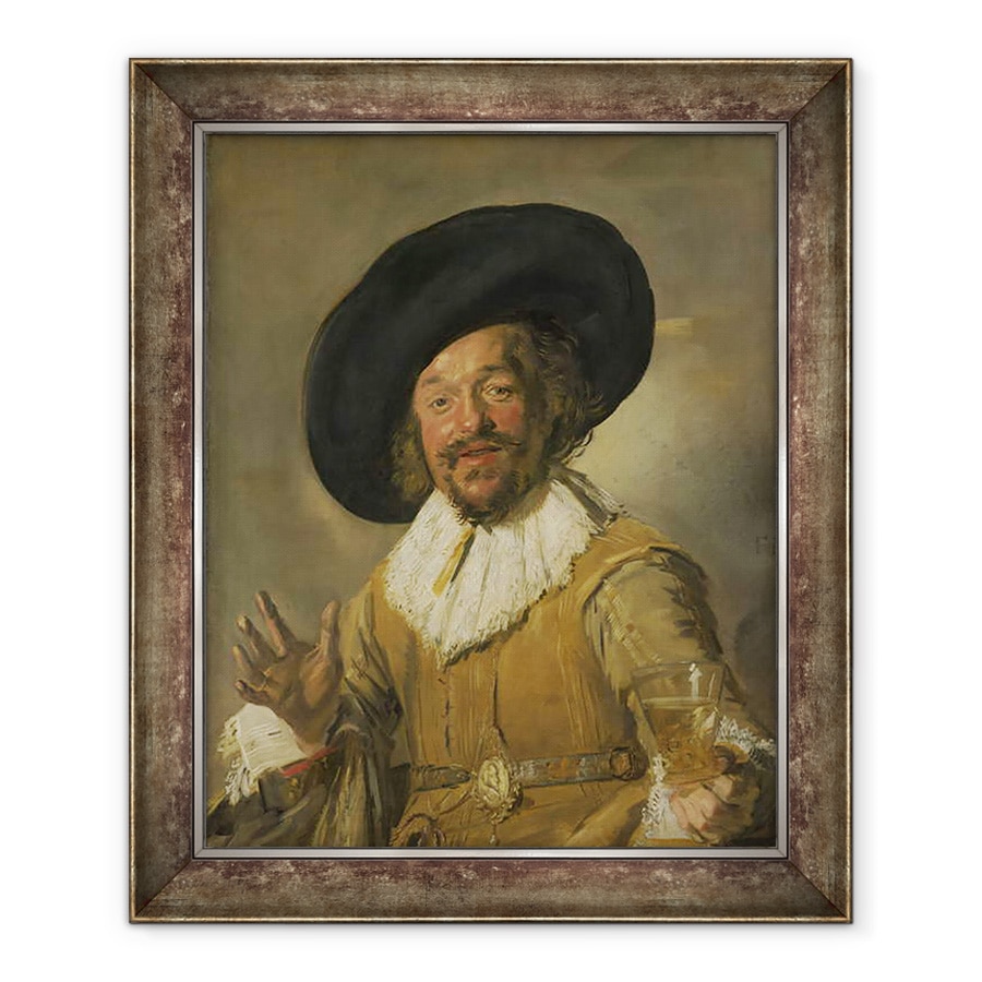 Tablou inramat - Frans Hals - Bautorul vesel, 70 x 85 cm