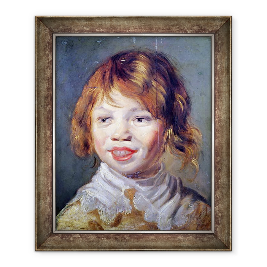 Tablou inramat - Frans Hals - Copilul Razand, 90 x 110 cm