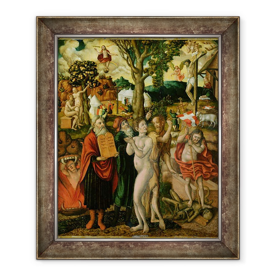 Tablou inramat - Franz Timmermann - Cadere si rascumparare, 70 x 85 cm