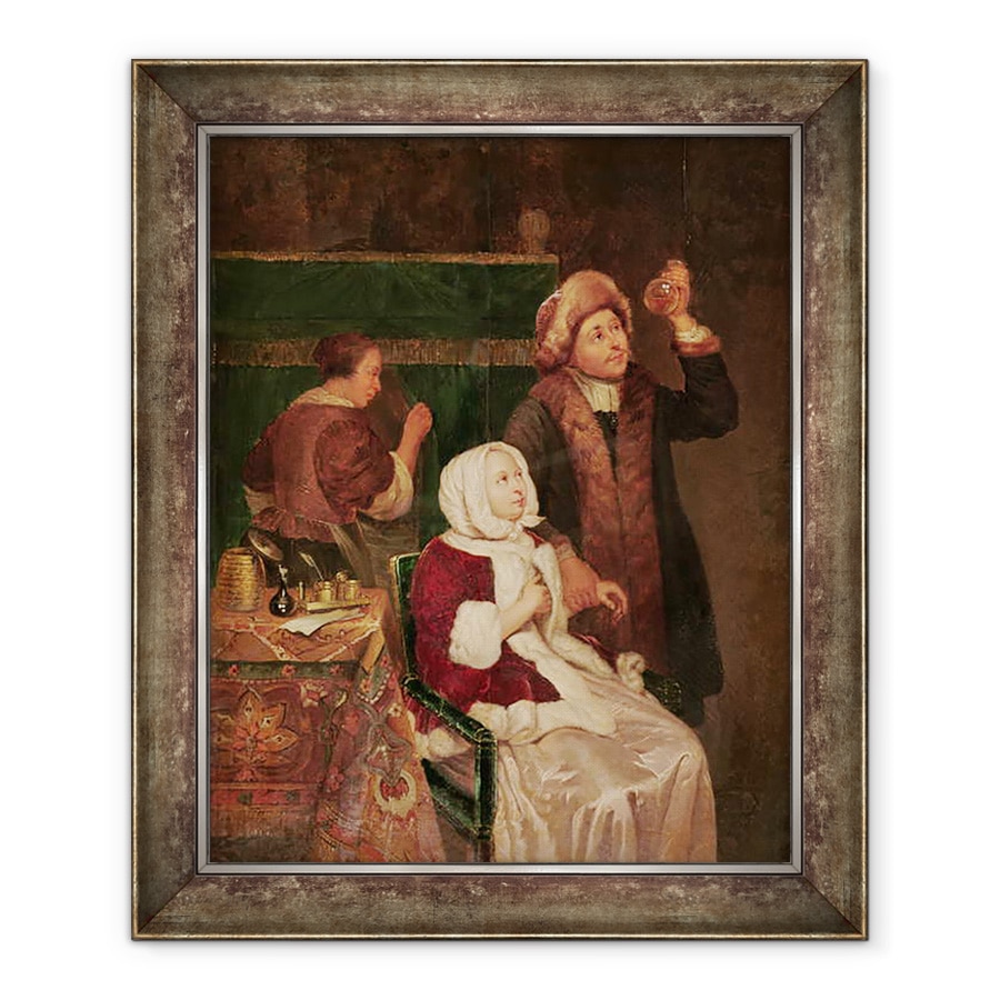 Tablou inramat - Frans van Mieris - Vizita doctorului, 90 x 110 cm