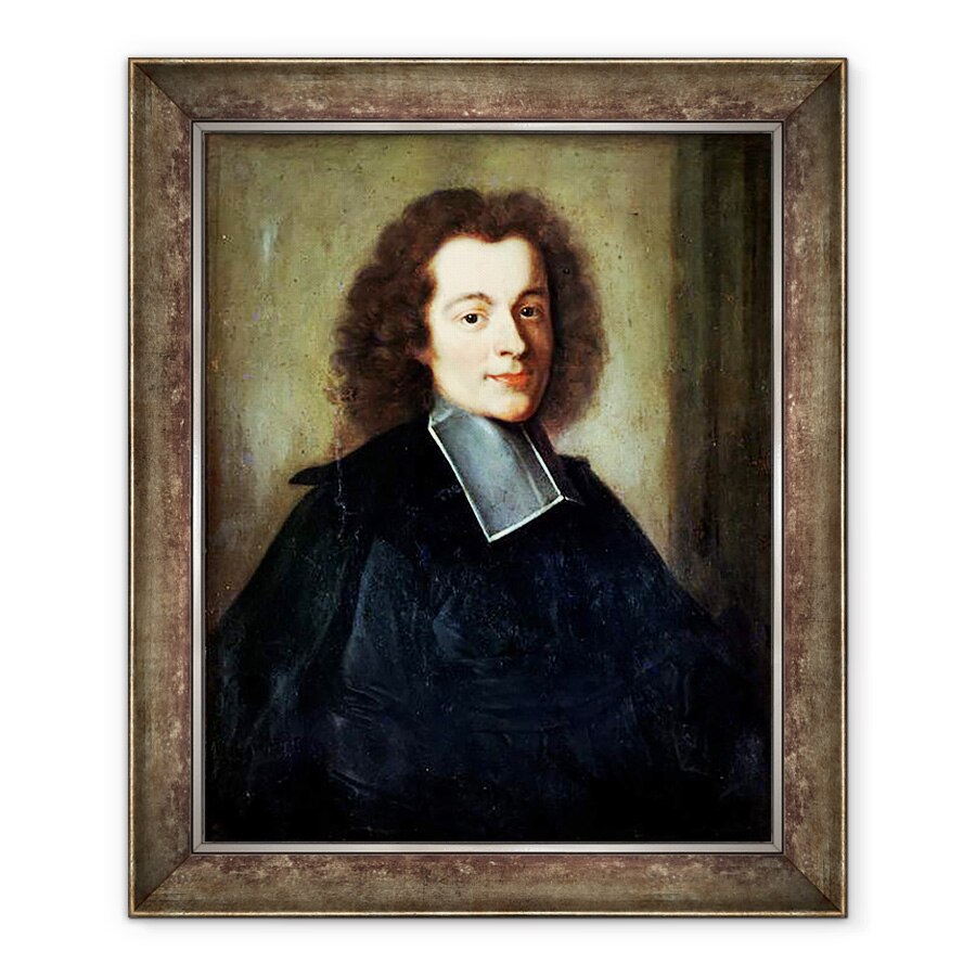 Tablou inramat - Scoala Franceza - Portret presupus a fi Voltaire 1694-1778 ca un tanar, 70 x 85 cm