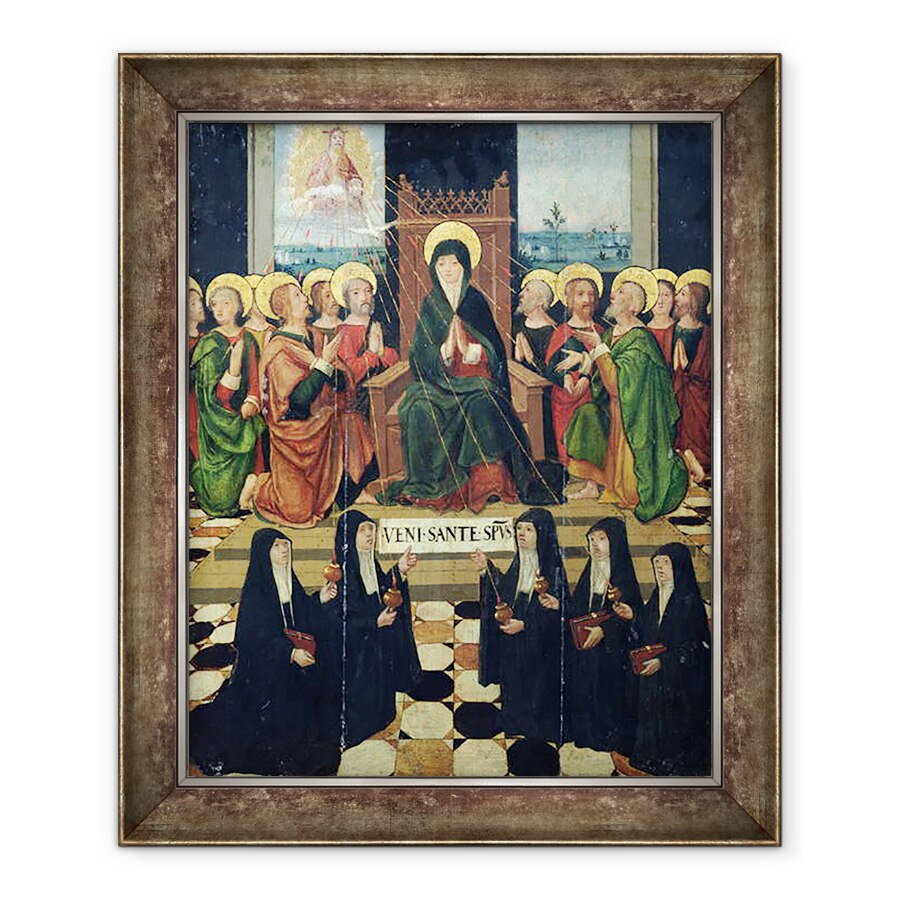 Tablou inramat - Scoala Franceza - Pentecost, 90 x 110 cm