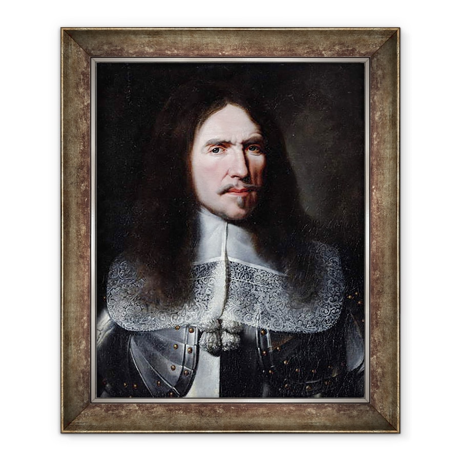 Tablou inramat - Scoala Franceza - Henri de la Tour dAuvergne 1611-75 Viscount de Turenne, 70 x 85 cm