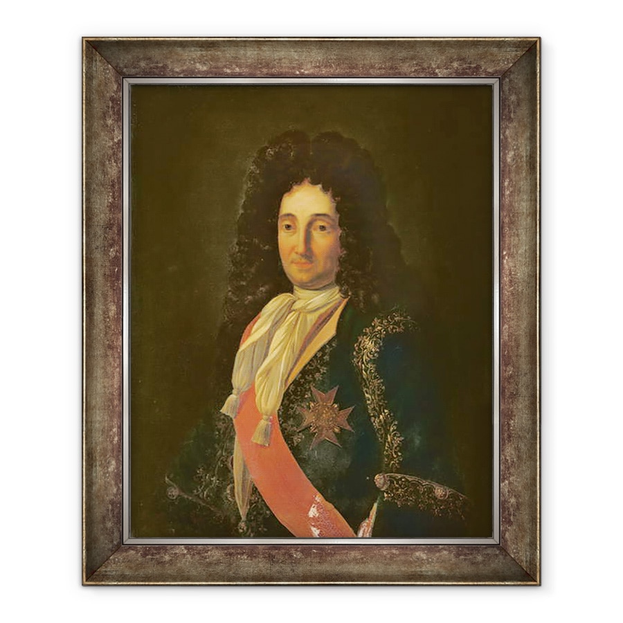 Tablou inramat - Scoala Franceza - Pierre-Paul de Riquet 1646-1730 Conte de Caraman, 70 x 85 cm