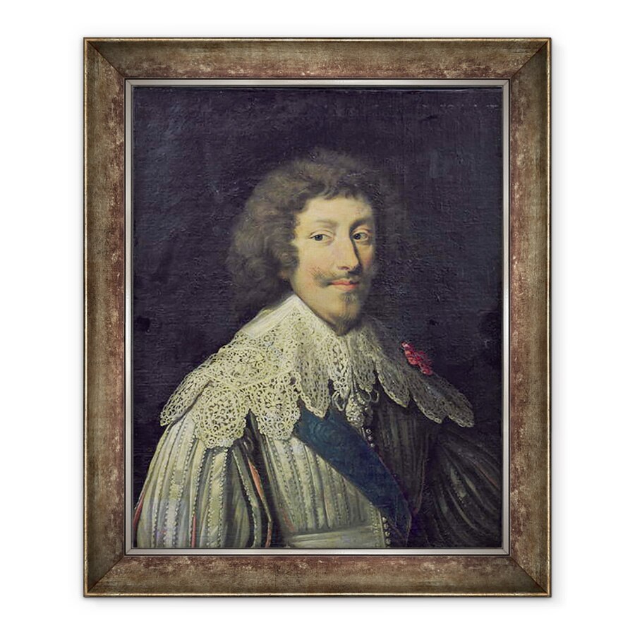 Tablou inramat - Scoala Franceza - Henri al II-lea 1595-1632 Duce de Montmorency, 90 x 110 cm