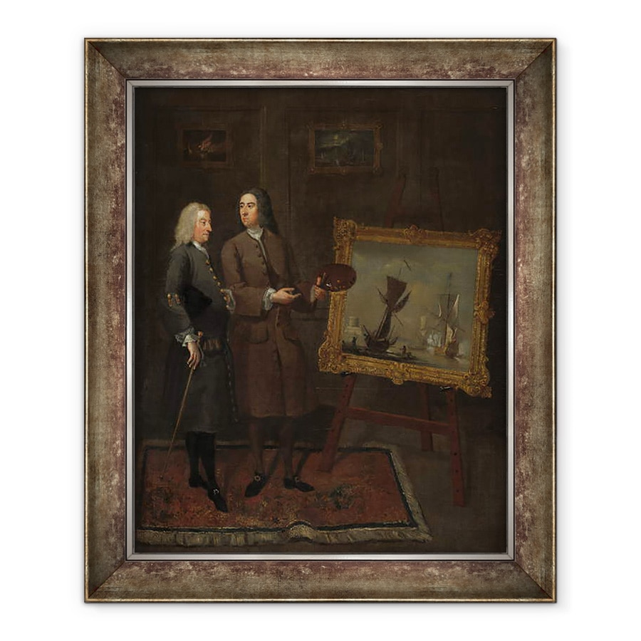 Tablou inramat - Gawen Hamilton - Thomas Walker si Peter Monamy, 70 x 85 cm