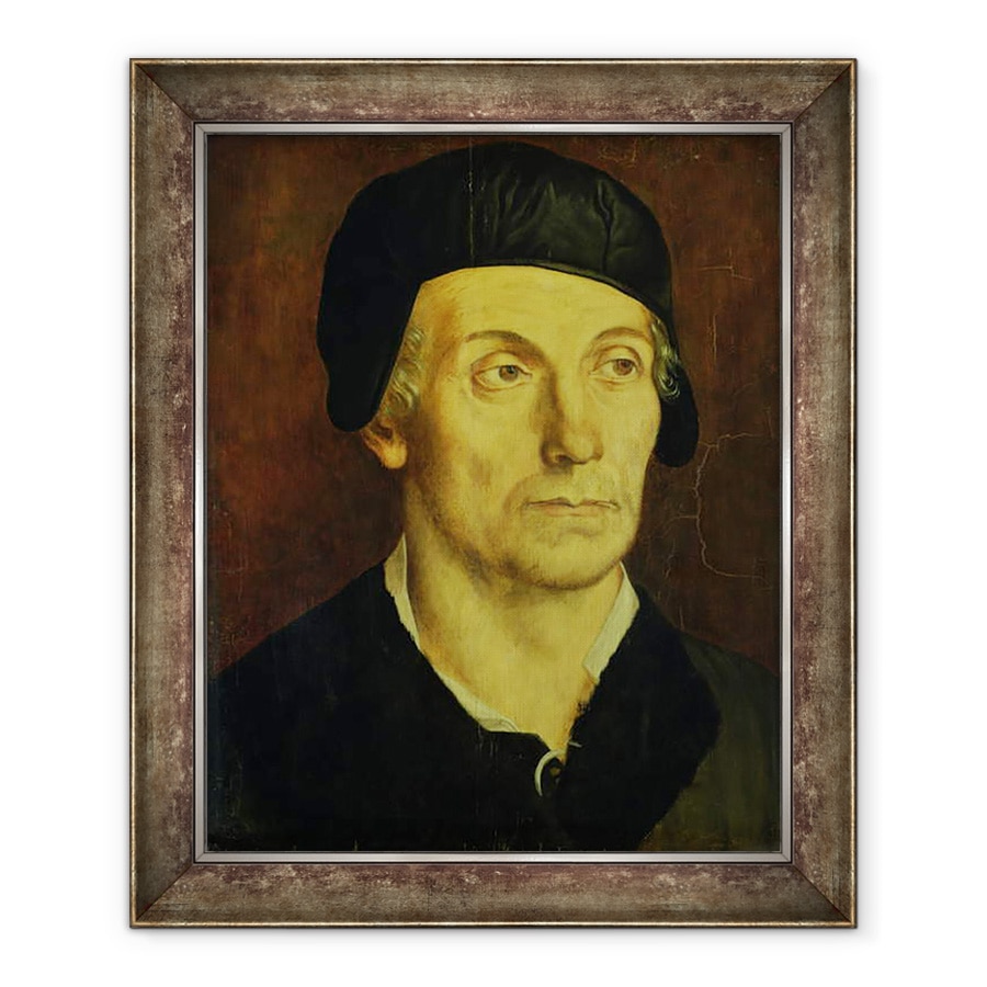 Tablou inramat - Georg Pencz - Portret De Barbat, 50 x 60 cm