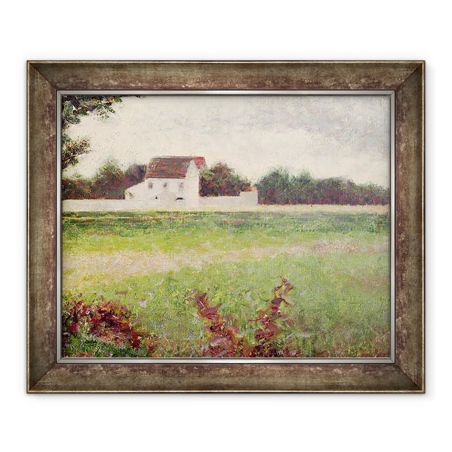 Tablou inramat - Georges Pierre Seurat - Peisaj in Ile-de-France, 70 x 85 cm