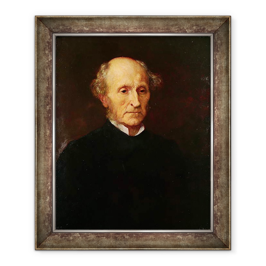 Tablou inramat - George Frederick Watts - John Stuart Mill, 90 x 110 cm