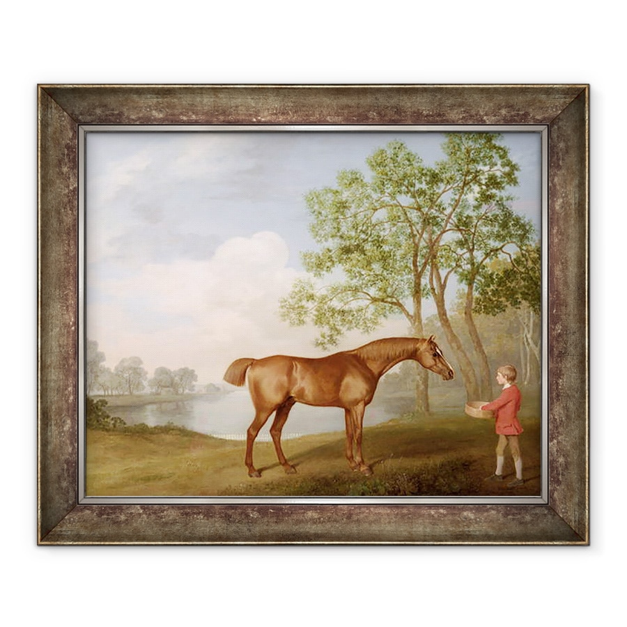 Tablou inramat - George Stubbs - Dovleac cu un Stable-Lad, 90 x 110 cm