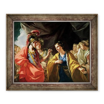 Tablou inramat - Giovanni Antonio Pellegrini - Clementa lui Alexandru cel Mare 356-323 i.Hr. in fata familiei lui Darius III d.330 i.Hr., 90 x 110 cm Tablou inramat - Giovanni Antonio Pellegrini - Clementa lui Alexandru cel Mare 356-323 i.Hr. in fata familiei lui Darius III d.330 i.Hr., 90 x 110 cm