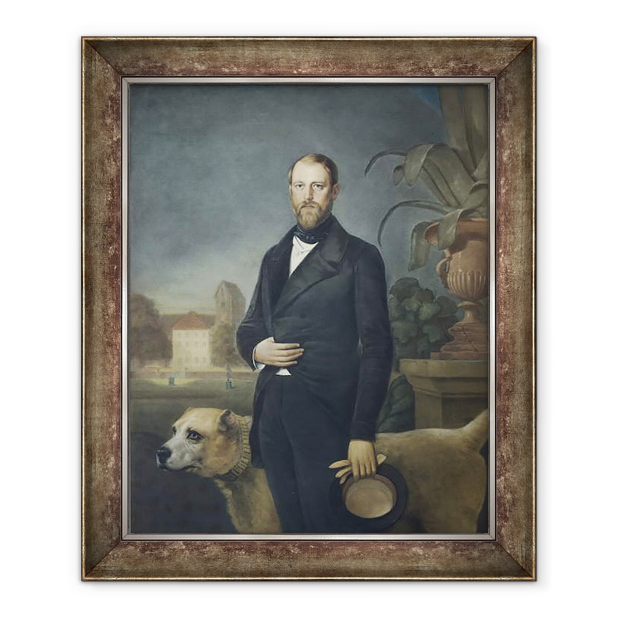 Tablou inramat - Scoala Germana - Otto von Bismarck, 90 x 110 cm