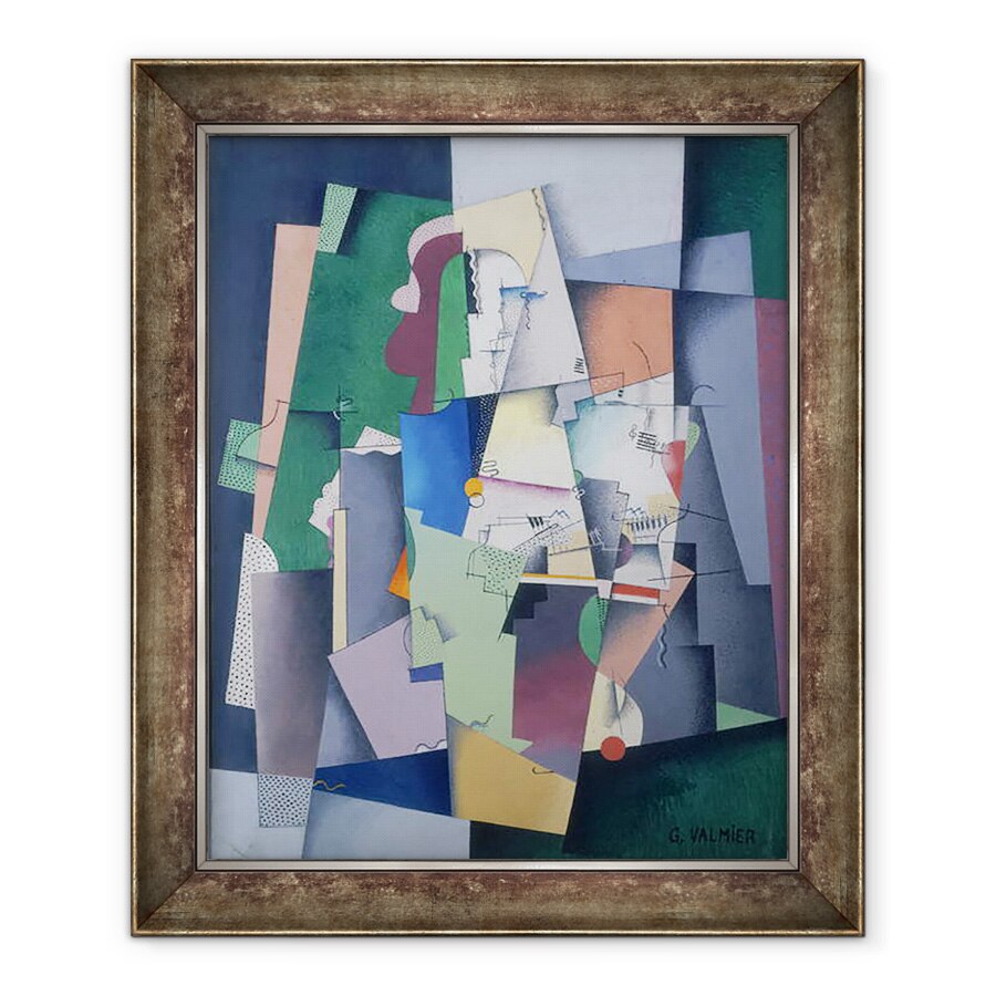 Tablou inramat - Georges Valmier - Compozitie, 90 x 110 cm