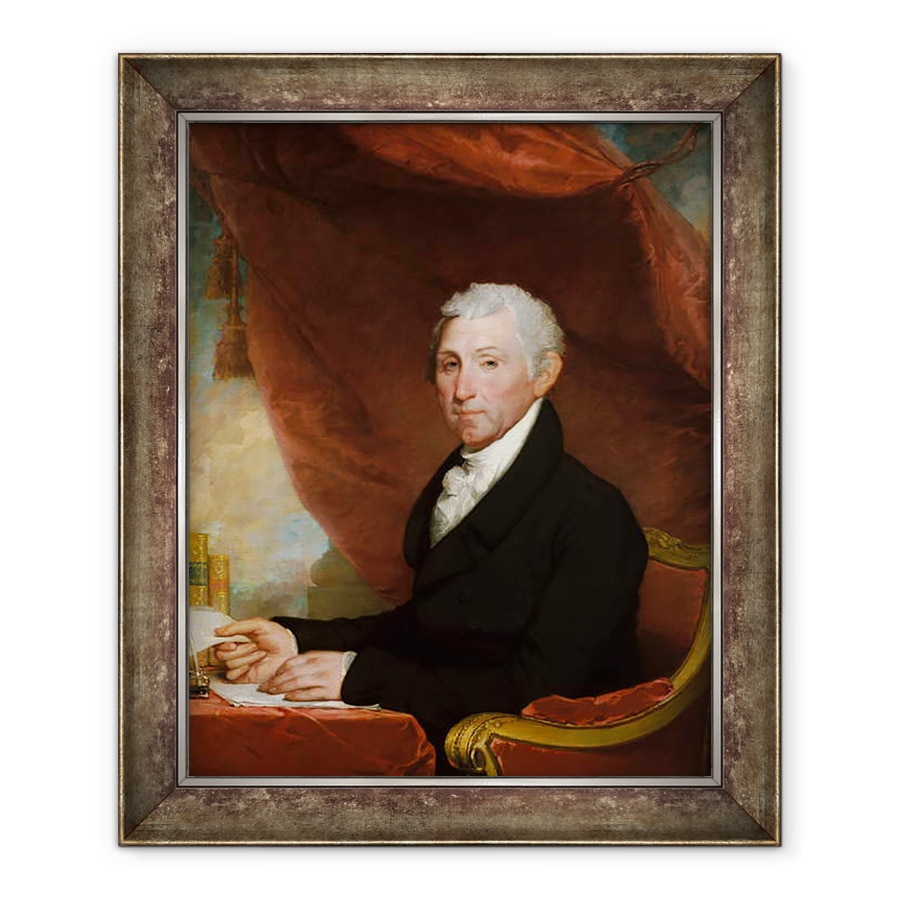 Tablou inramat - Gilbert Stuart - James Monroe, 70 x 85 cm