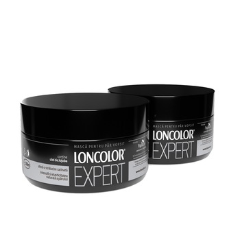 Pachet promo: Masca de par Loncolor Expert pentru par uscat/deteriorat Abyssinian, 200 ml x 2 bucati Pachet promo: Masca de par Loncolor Expert pentru par uscat/deteriorat Abyssinian, 200 ml x 2 bucati