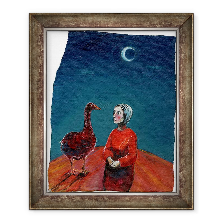 Tablou inramat - Gigi Sudbury - Gasca mea, 2004, 70 x 85 cm