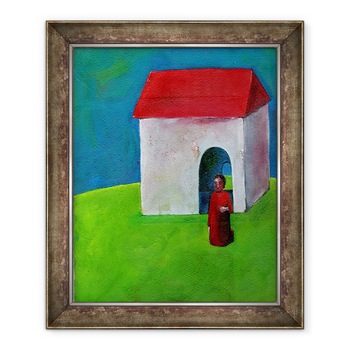 Tablou inramat - Gigi Sudbury - Rugaciunea lui Fra Angelico, 2001, 70 x 85 cm Tablou inramat - Gigi Sudbury - Rugaciunea lui Fra Angelico, 2001, 70 x 85 cm