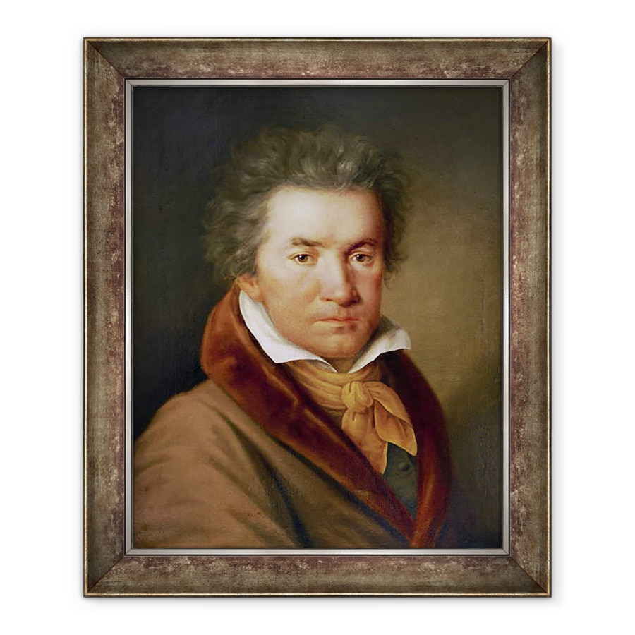 Tablou inramat - Scoala Germana - Ludwig van Beethoven 1770-1827, 90 x 110 cm