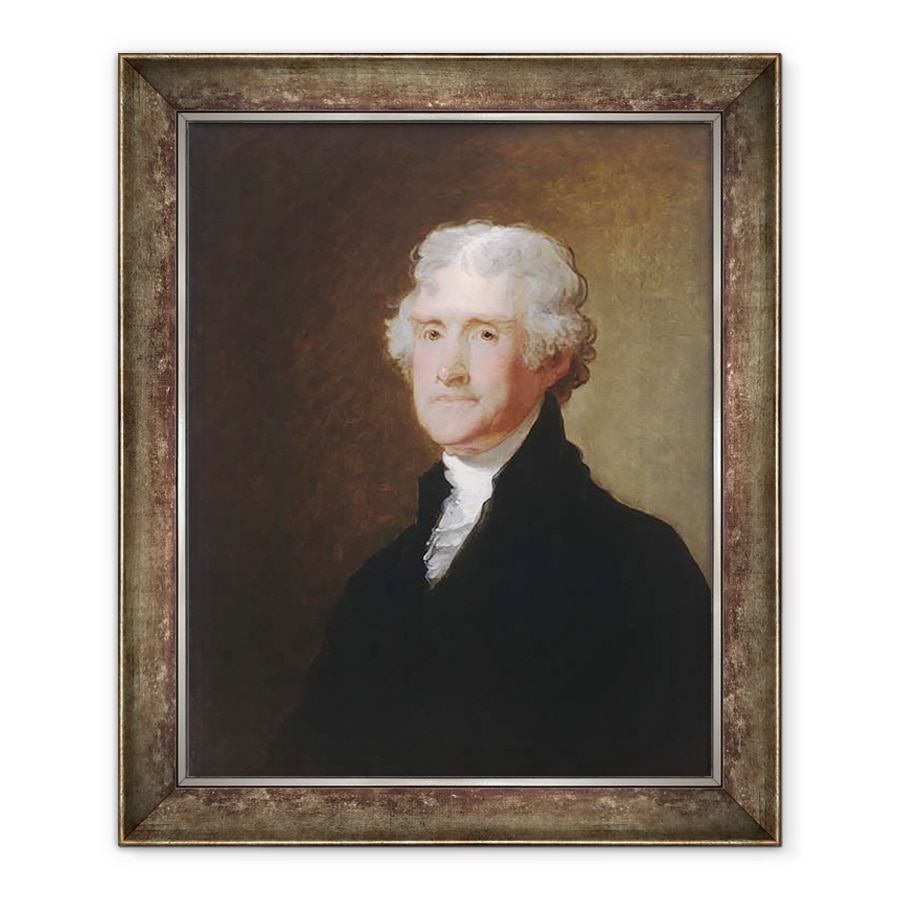Tablou inramat - Gilbert Stuart - Thomas Jefferson, 70 x 85 cm