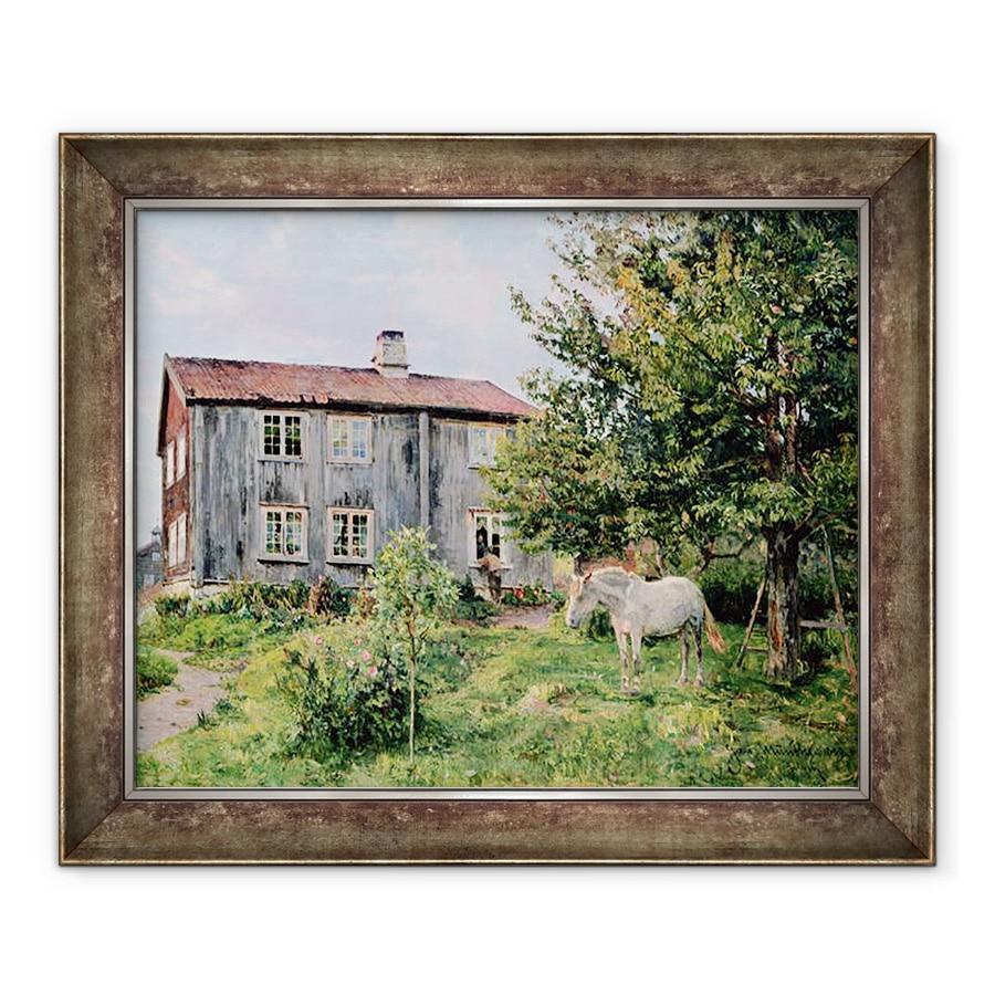 Tablou inramat - Gerhard Peter Frantz Vilhelm Munthe - La Ferma, 90 x 110 cm