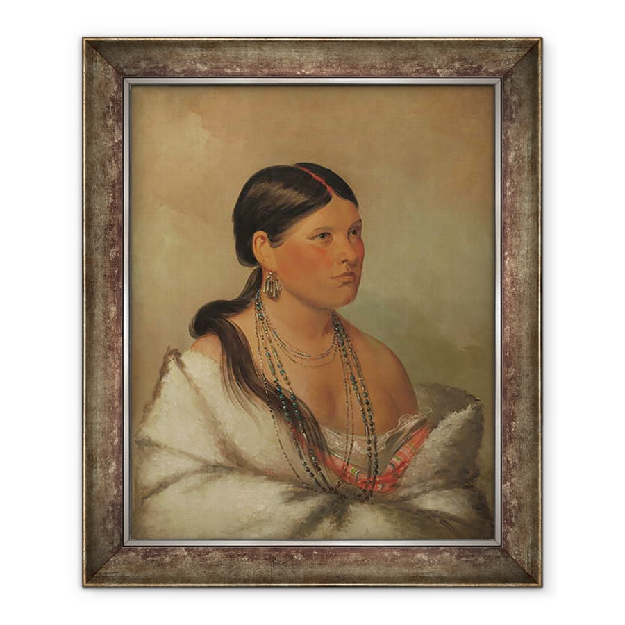 Tablou inramat - George Catlin - Vulturul feminin, Shawano, 90 x 110 cm