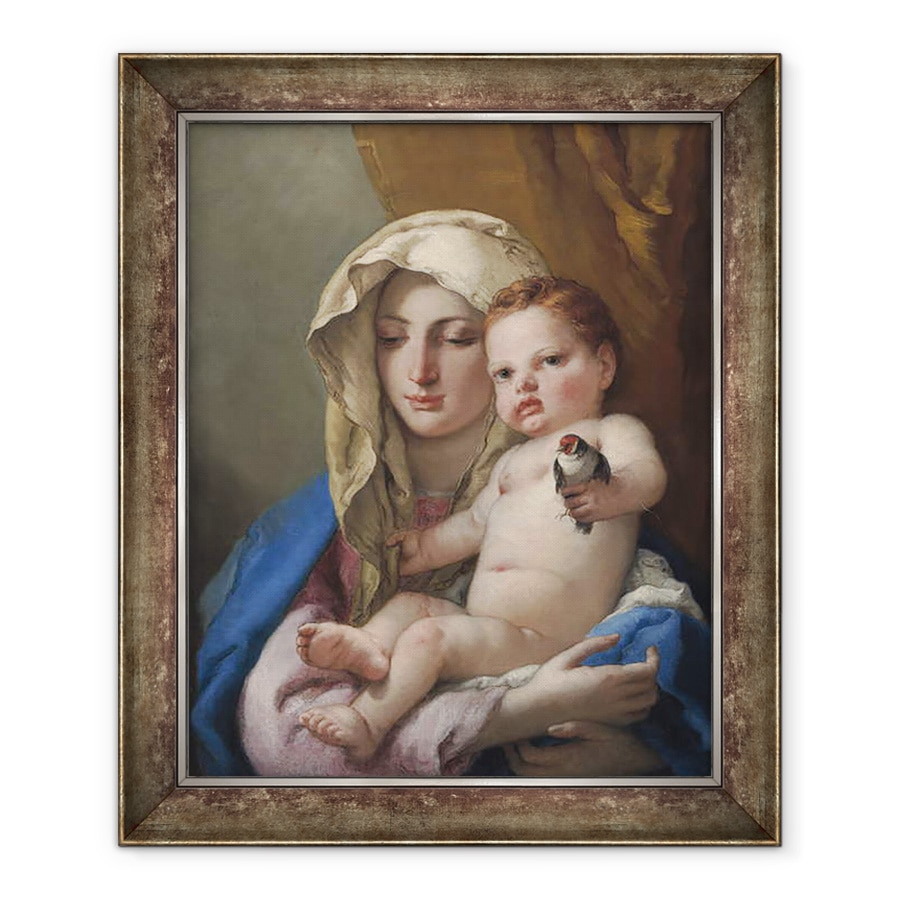 Tablou inramat - Giovanni Battista Tiepolo - Madonna din Goldfinch, 90 x 110 cm