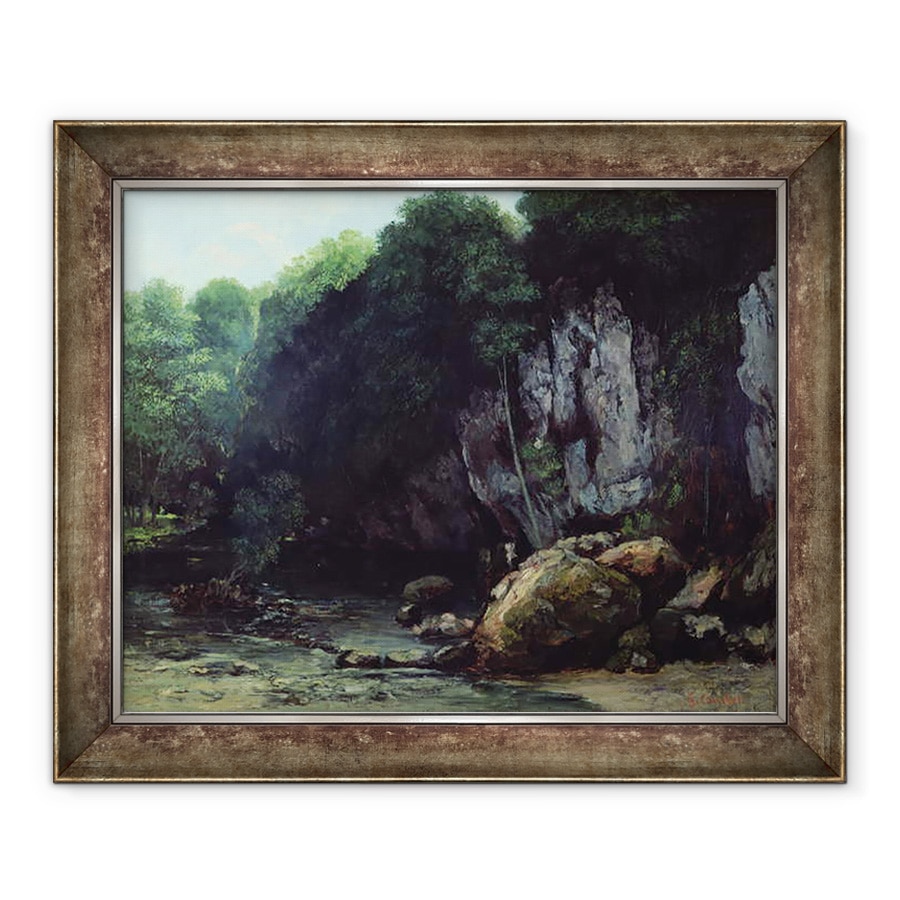 Tablou inramat - Gustave Courbet - Paraul din Pestera Neagra, 70 x 85 cm