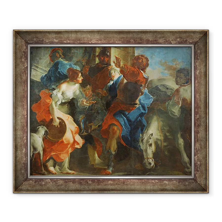 Tablou inramat - Giuseppe Bazzani - Fiica lui Jesphta, 90 x 110 cm