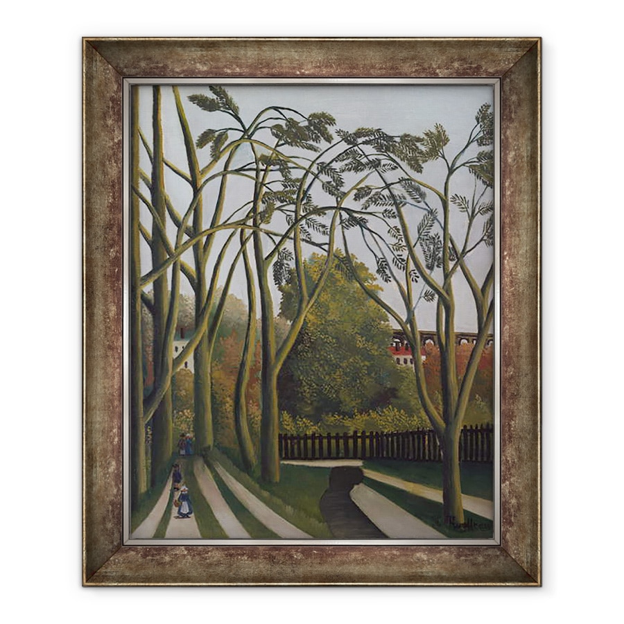 Tablou inramat - Henri J.F. Rousseau - Bancile Bièvre langa Bicêtre, 70 x 85 cm