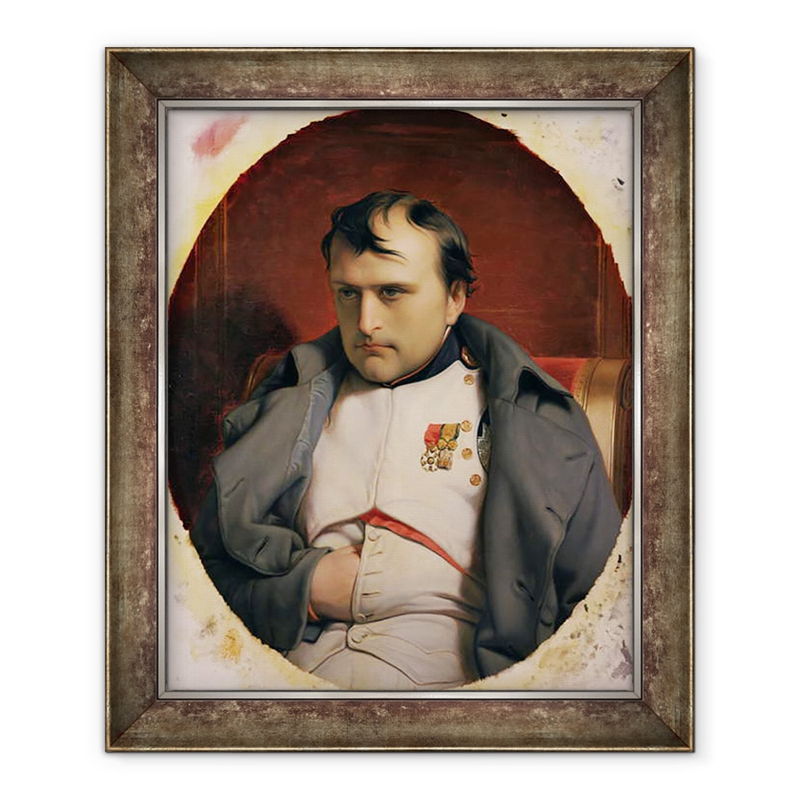 Tablou inramat - Hippolyte Delaroche - Napoleon 1769-1821 in Fontainebleau, 90 x 110 cm