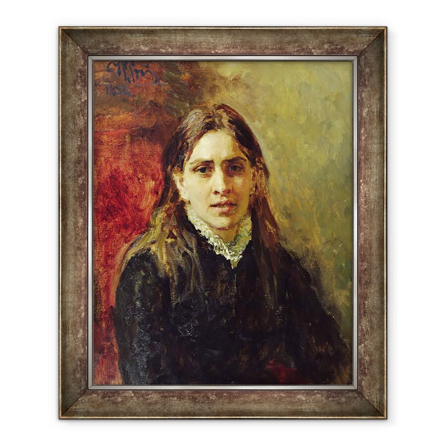 Tablou inramat - Ilya Efimovich Repin - Portret De Pelageya Antipovna Strepetova 1850-1903 1882, 50 x 60 cm