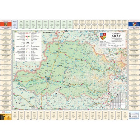 Harta Judetului Arad Cu Primarii Emag Ro