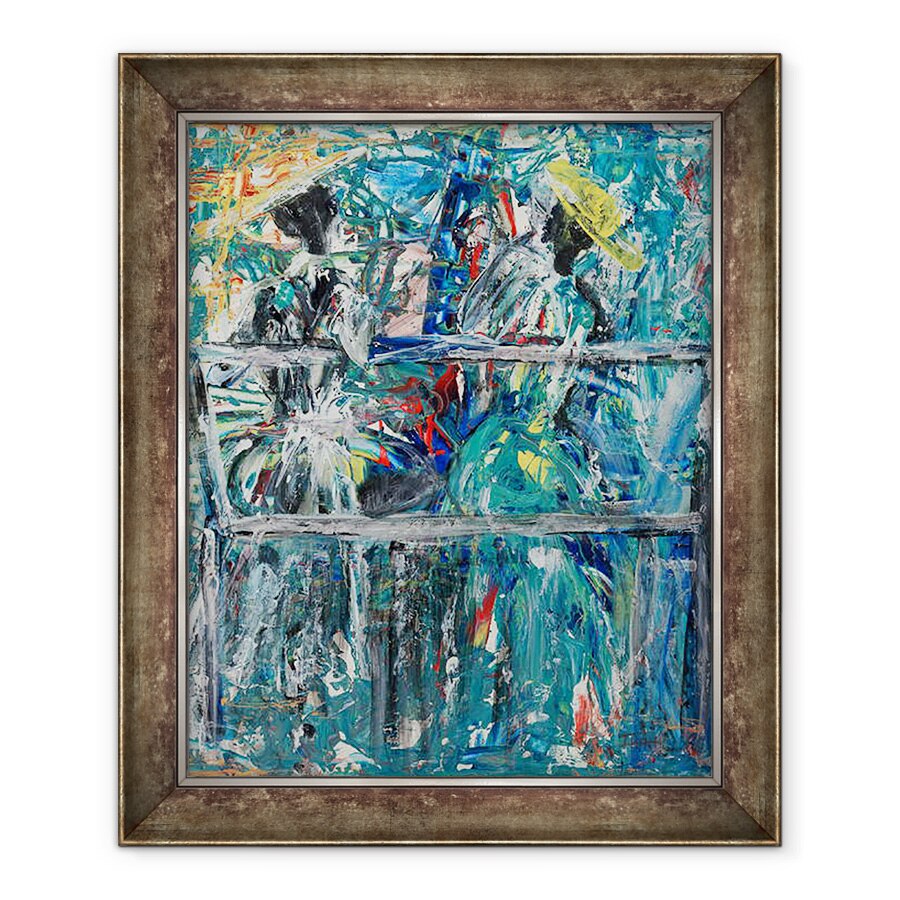 Tablou inramat - Ikahl Beckford - Chat in parc, 90 x 110 cm