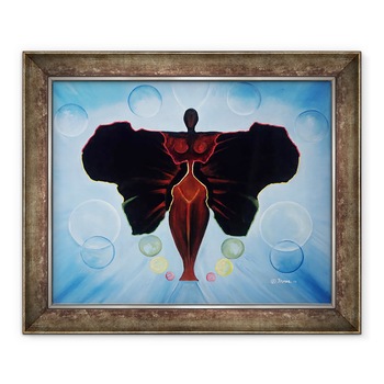 Tablou inramat - Ikahl Beckford - Fluture Negru, 90 x 110 cm Tablou inramat - Ikahl Beckford - Fluture Negru, 90 x 110 cm